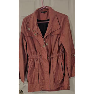 Women's Utility Jacket in Dusty Rose